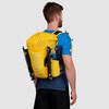 Man wearing Ultimate Direction Fastpack 20, rear view