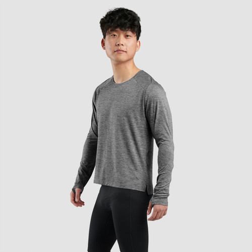 Gray - Men's Cirriform Long Sleeve Tee