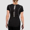 Ultimate Direction Women's Tech Tee, Onyx, rear view