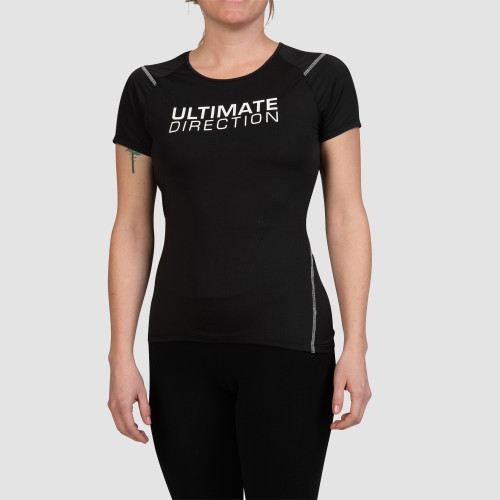 Onyx - Ultimate Direction Women's Tech Tee, front view