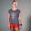 Heather Gray - Ultimate Direction Women's Casual Tee, front view