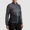 Woman wearing Ultimate Direction Women's Ventro Windshell, front view