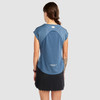 Ultimate Direction Women's Nimbus Tee, Slate Blue, rear view