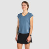 Slate Blue - Ultimate Direction Women's Nimbus Tee, front view