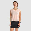 Sunset Pink - Ultimate Direction Women's Nimbus Tee, front view