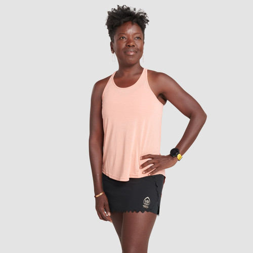 Pastel Coral - Ultimate Direction Women's Contralis Tank, front view