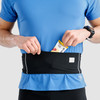 Man wearing Ultimate Direction Comfort Belt, front view