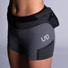 Woman wearing Ultimate Direction Women's Hydro Skin Short, front view