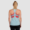 Ultimate Direction Women's Cirrus Singlet, Sea Blue, rear view