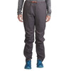 Woman wearing Ultimate Direction Women's Ultra Pant V2, gray, front view