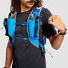 Close up of Ultimate Direction Ultra Vest, showing cinch cord for trekking pole